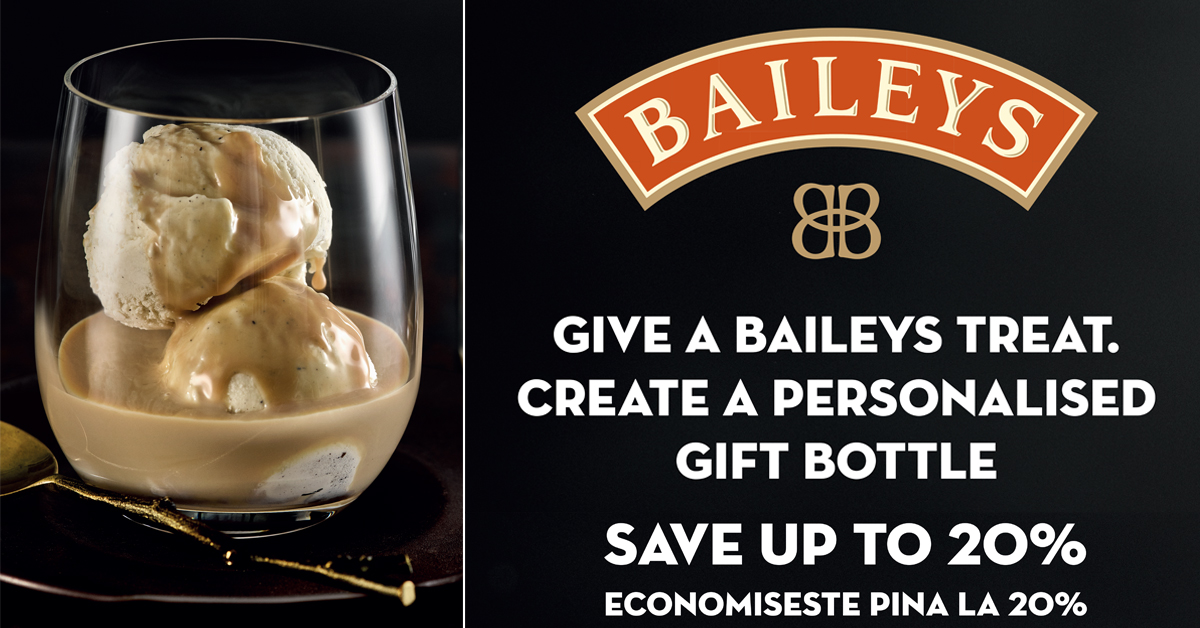 Дегустация с персонализацией от Baileys